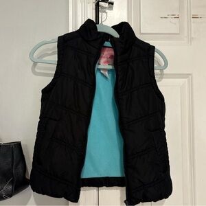Stylish Black Kids Puffer Vest